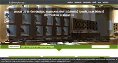 Desktop Screenshot of ledfenyforras.hu